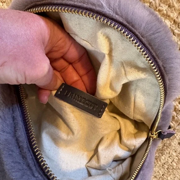 Primecut shearling bum bag - Picture 3 of 5